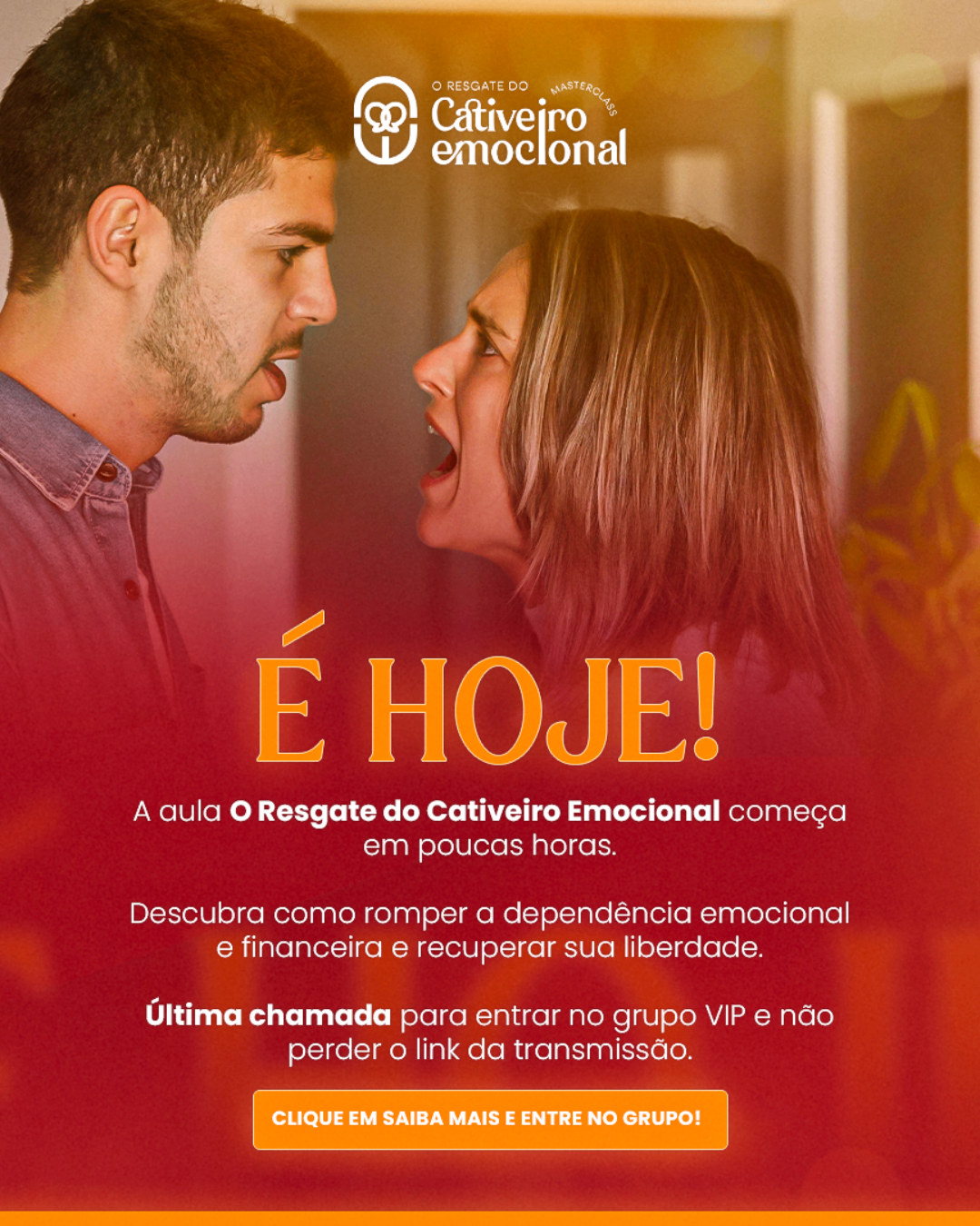 Post social media Cativeiro Emocional hoje