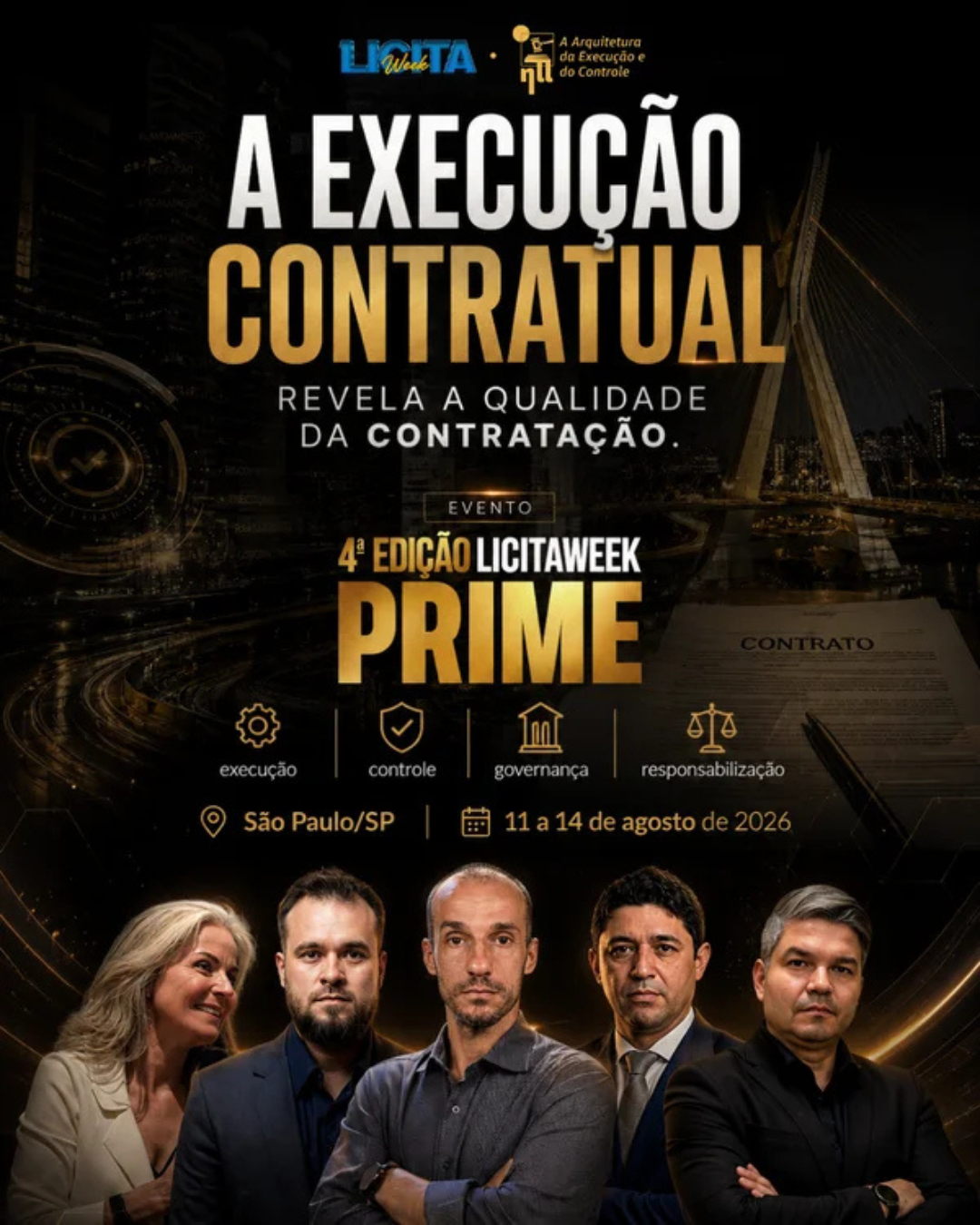 Post social media Licitaweek Prime execução contratual