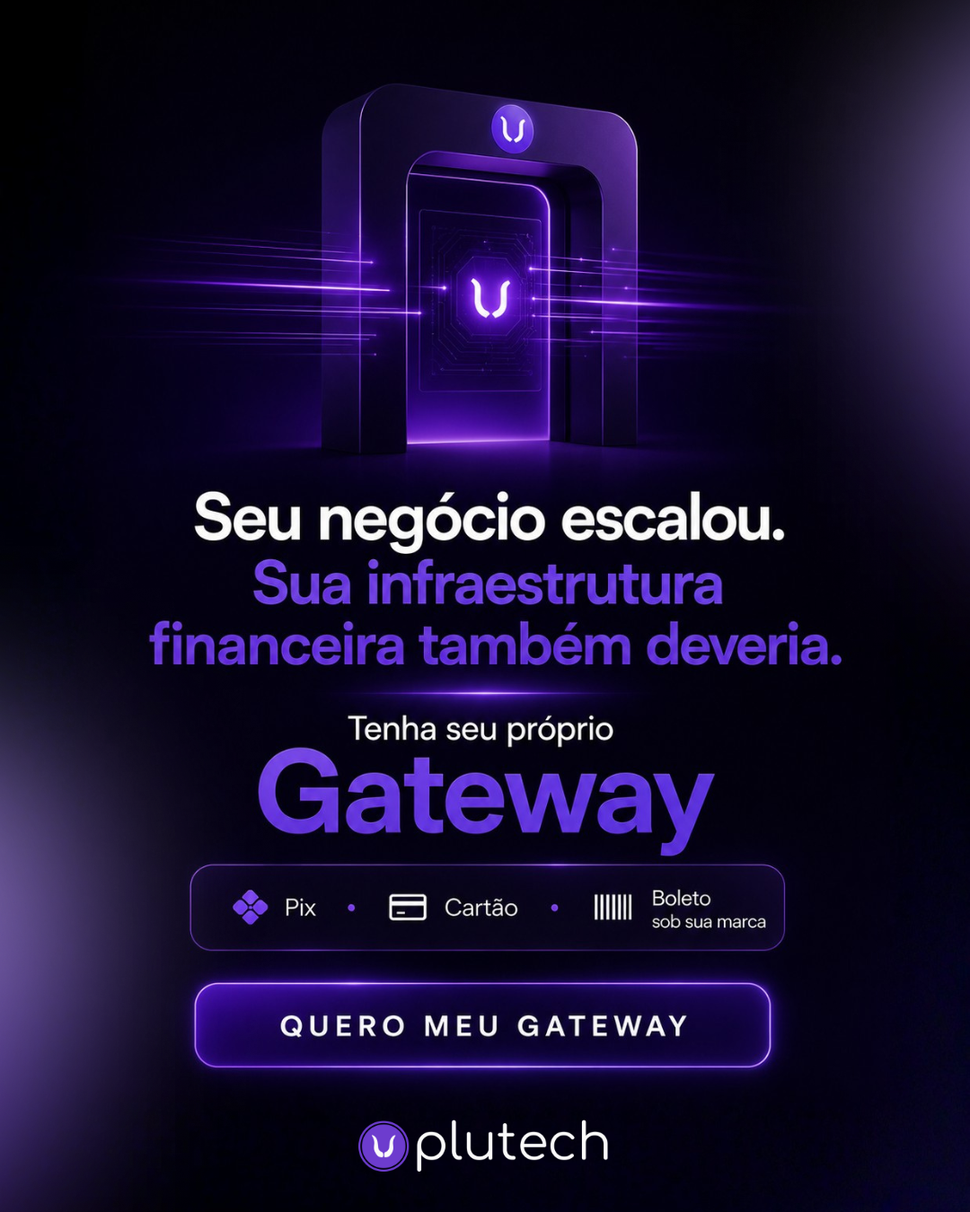 Post social media Plutech infraestrutura financeira